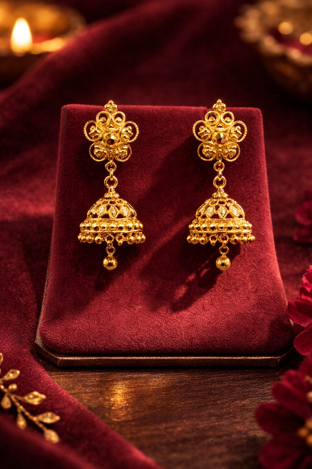 Ornate Gold Earring
