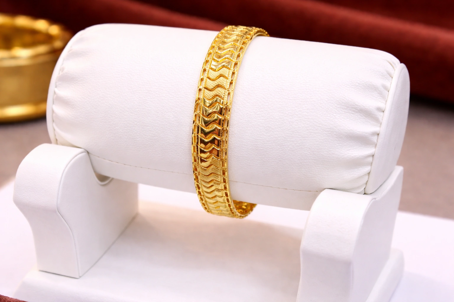 Ornate Gold Bangle