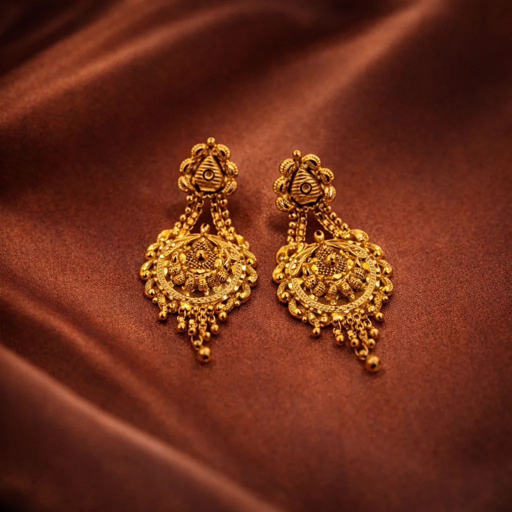 Ornate Gold Earring