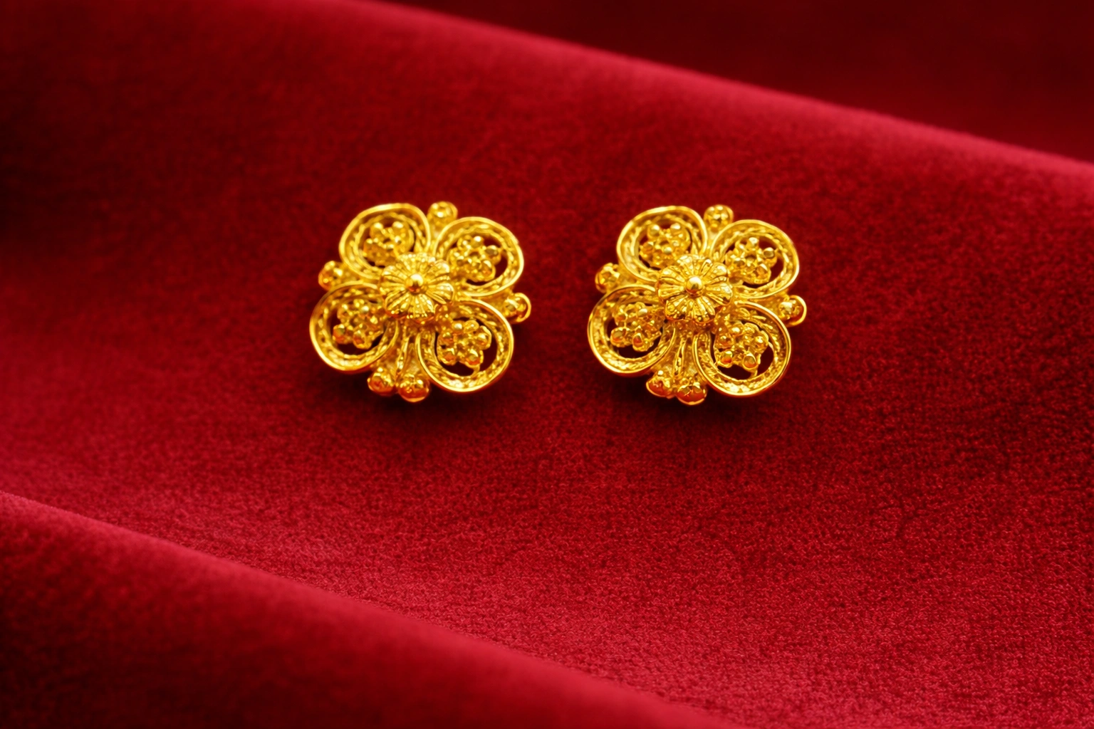 Ornate Gold Earring