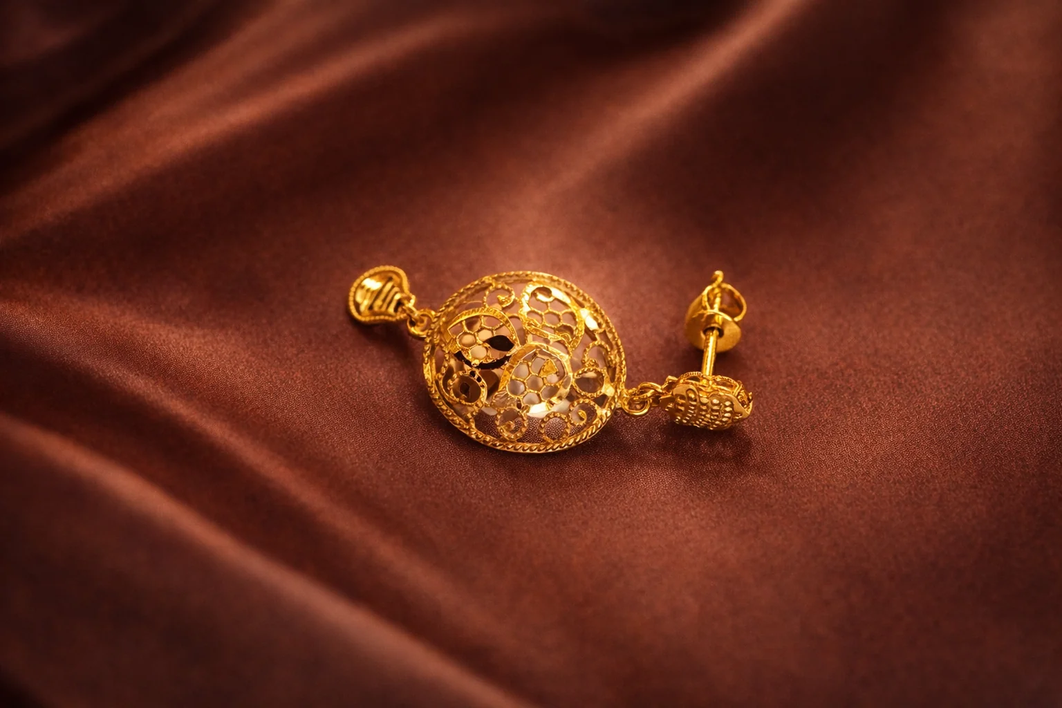 Ornate Gold Earring